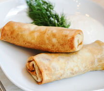 Блинчики с мясом