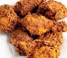Fry crispy chicken