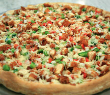 Chicken & vegi pizza