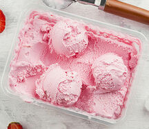 Glace à la fraise
