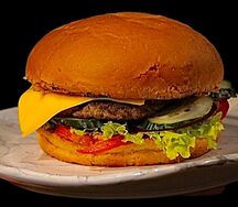 Бургер со свининой