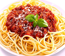 Spaghetti à la sauce bolognaise