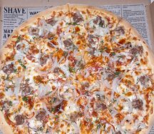 Пицца с говяжьим фаршем