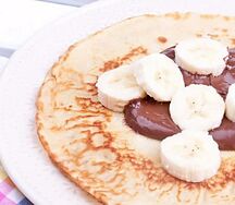 Crêpe nutella banane