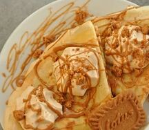 Crêpe lotus speculoos