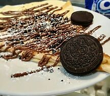 Gaufre nutella oréo