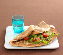 La galette de Monsieur Seguin et sa salade verte