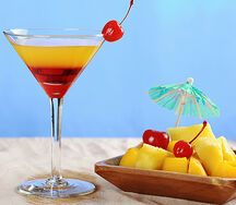 Cocktail de fruits alcoolisé