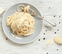 Spaghetti aux 4 fromages