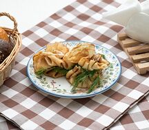 Блинчики с тыквенным пюре и сливочным сыром