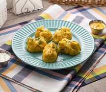 Манты с куриным филе 