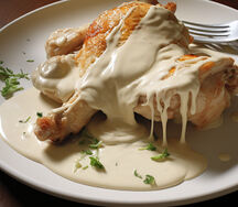 Poulet à la crème
