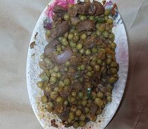Petit pois rognon aromate pain 