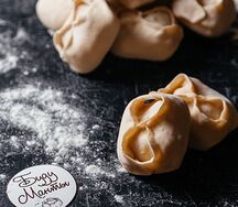 Манты с говядиной и свининой