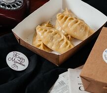 Манты с курицей