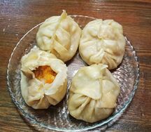 Манты с тыквой