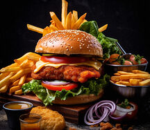 Menu super mozza chicken
