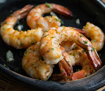 Gambas flambées