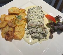 Filet de mérou aux deux poivres