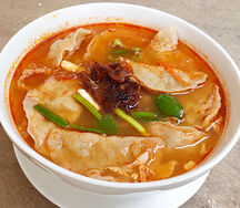Soupe thaïlandaise aux raviolis