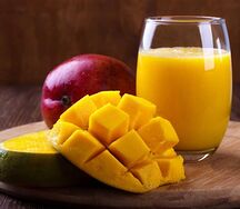 Jus de mangue pressée