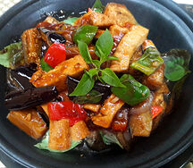 Tofu aux aubergines