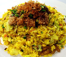 Riz frit doré