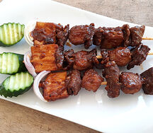 Brochettes veg