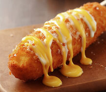 Spicy corn dog