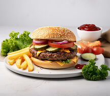 Classic bao burger et frite