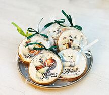 Новогодний пряник Мишка с кофе