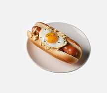 Hot dog egg