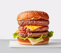 Triple cheese burger