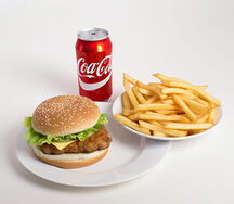 Menu chicken crispy burger