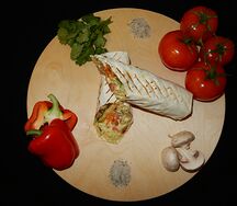 Шаурма со свининой (соус барбекю)