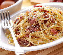 Pâte aux lardons