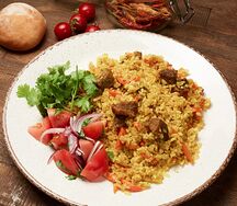 Плов с говядиной