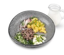 Окрошка с говядиной