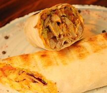 Лаваш с картофелем фри