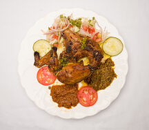 Poulet braisé