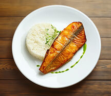 Poisson fumé sauce claire