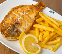 Poisson frit avec frites