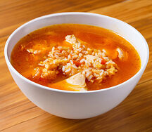 Soupe de poulet de chair