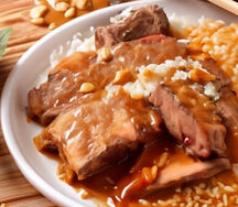 Sauce arachide à la viande de bœuf