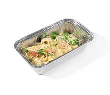 Феттуччине с лососем и брокколи