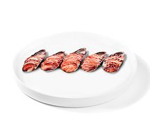 Запеченные мидии под спайси-соусом