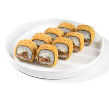 Темпура с лососем терияки