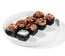 Запеченная калифорния с угрем