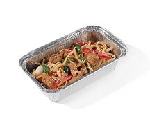 Удон с курицей в соусе терияки