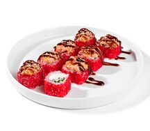 Запеченная Калифорния New с лососем